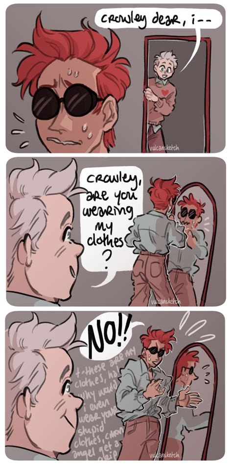 Pin By Watching You On Good Omens Good Omens Book Best Cute Gay