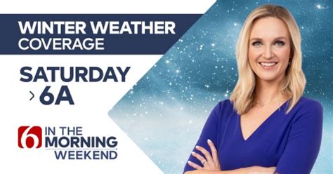 KOTV - JOIN US EARLY. 6 in the Morning Weekend winter weather special