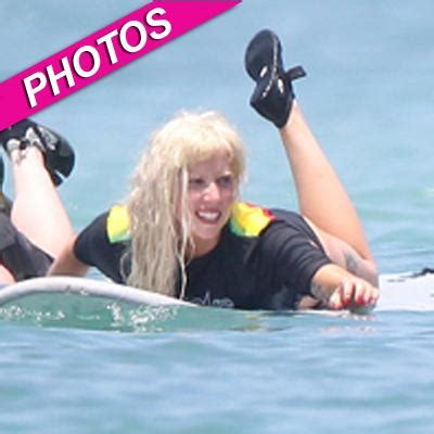 Lady Gaga Is A Bikini Wearing Surfing Monster