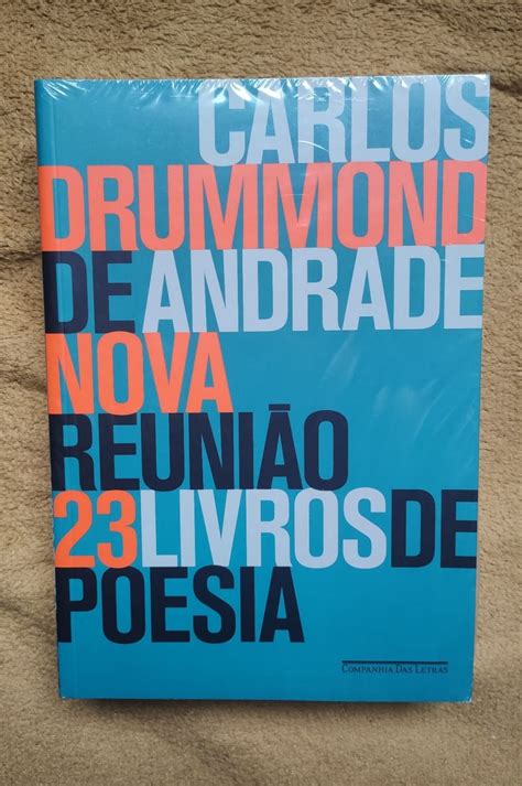 Livro nova Reunião 23 Livros de Poesia Carlos Drummond de Andrade