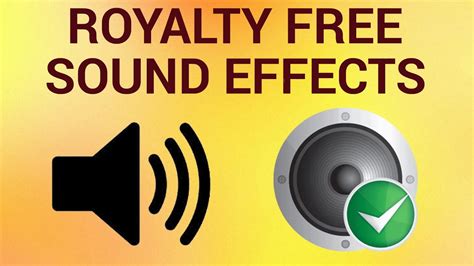 How To Find Royalty Free Sound Effects YouTube