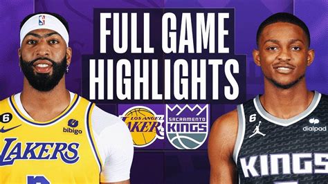 Los Angeles Lakers Vs Sacramento Kings Full Game Highlights Nov 11