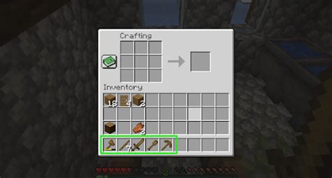 How To Make Tools In Minecraft