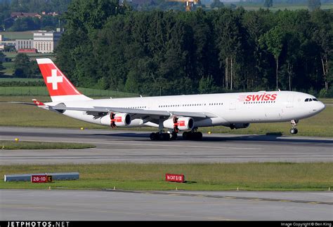 HB JMH Airbus A340 313X Swiss Ben King JetPhotos