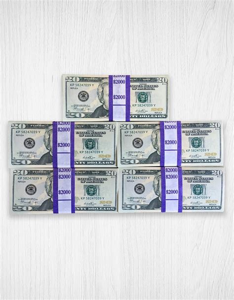 $10,000, 5 Stacks Bundle of 20s (New Style) - BuzzProps