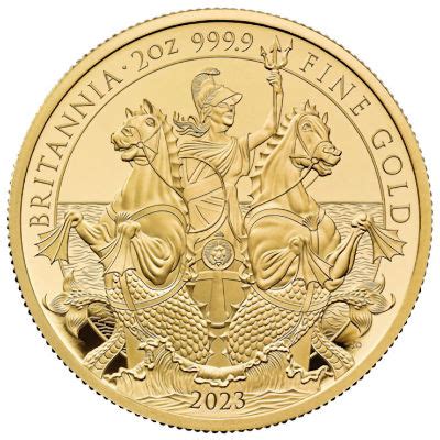 Großbritannien 200 GBP Britannia 2023 2 Oz Gold PP