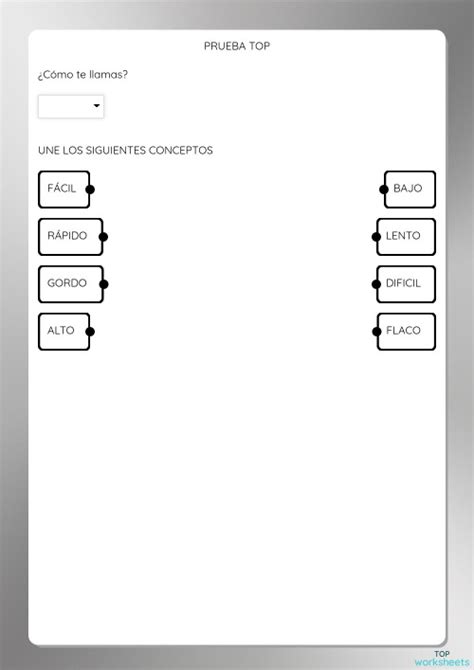 Prueba Topw Ficha Interactiva Topworksheets Porn Sex Picture