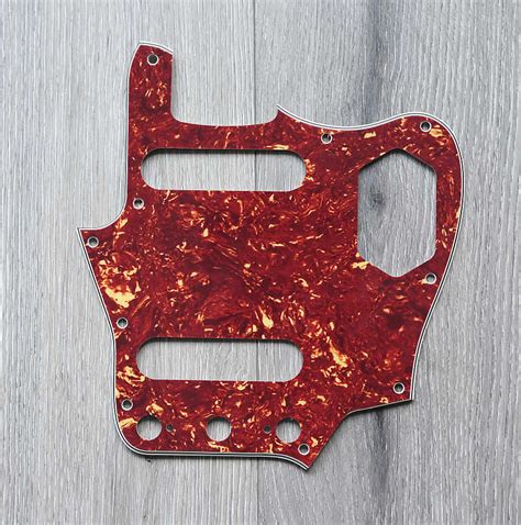 Pickguard For Fender Jaguar Usa Guitar Red Tortoiseshell Reverb