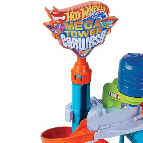 Mattel Hot Wheels Mega Πλυντήριο Χρωμοκεραυνών Epilogesforkids