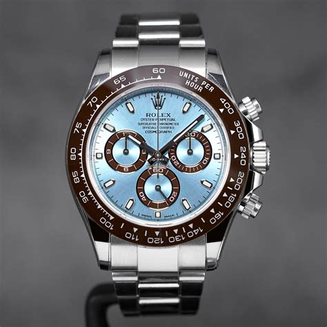 rolex daytona platinum ice blue dial  omniluxe