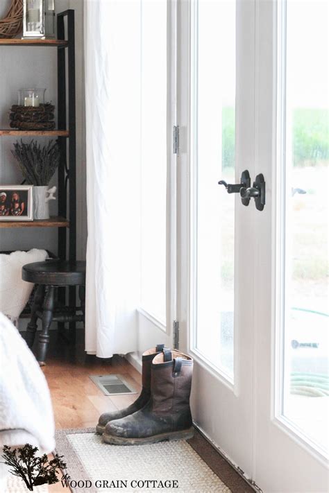 How To Make Patio Doors Look More Expensive - The Wood Grain Cottage