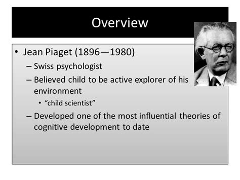 Jean Piaget Theory