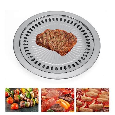 Stainless Steel 30cm Bbq Grill Plate Barbecue Non Stick In South Africa Clasf Home And Garden