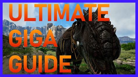 How To Tame A Giganotosaurus In Ark 2023 Youtube