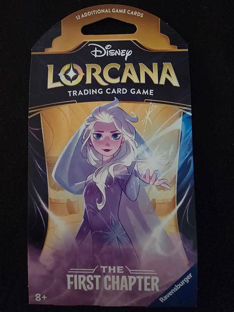 Disney Lorcana Trading Card Game The First Chapter Booster Pack - 12 C