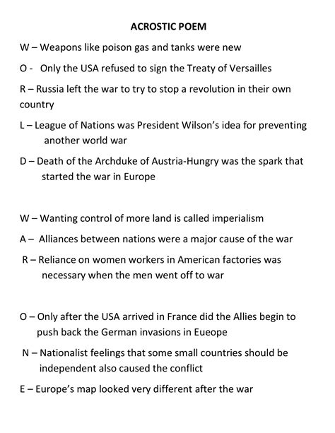S Acrostic Poems On The French Revolution 6