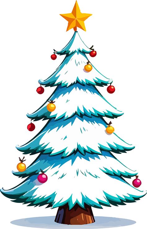 cartoon pictures of christmas tree 10