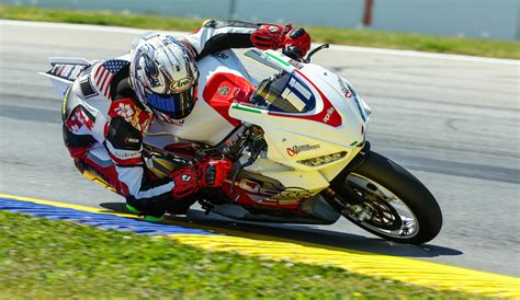 MotoAmerica Barry Tops Twins Cup FP1 At Road America Roadracing