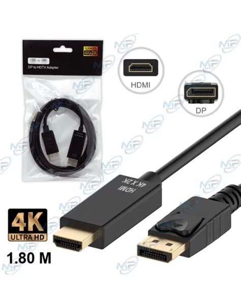 Cable Displayport Vers Hdmi 4k 2k