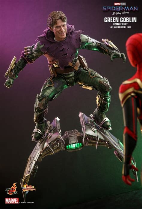 Spider Man No Way Home Green Goblin Upgraded Suit Hot Toys Machinegun