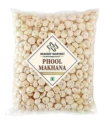 Hungry Harvest Lotus Seeds Fox Nuts Big Size Phool Makhana Pop Gorgon