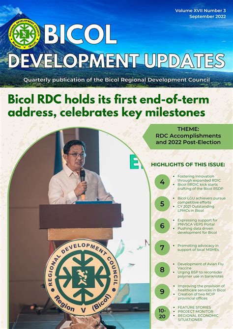depdev region  bicol development updates september  facebook