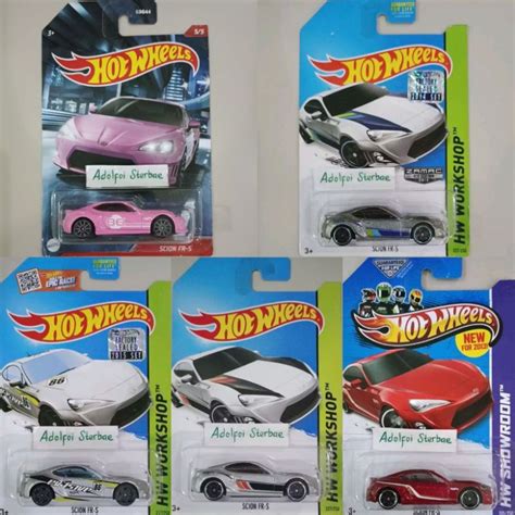 Hotwheels Hot Wheels Scion FR S Frs Evasive 86 Edition Racers Ast Pink Zamac 2014 Factory Sealed