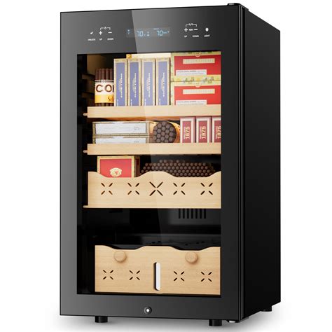 Hokku Designs 65L Electric Humidor, 500 Counts Large Capacity