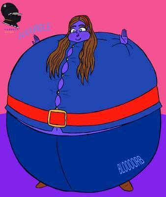 Violet Beauregarde Blueberry Inflation Comic Blueberry Violet