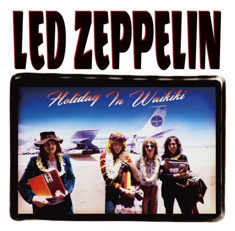 LED ZEPPELIN HOLIDAY IN WAIKIKI Gift CD Navy Blue