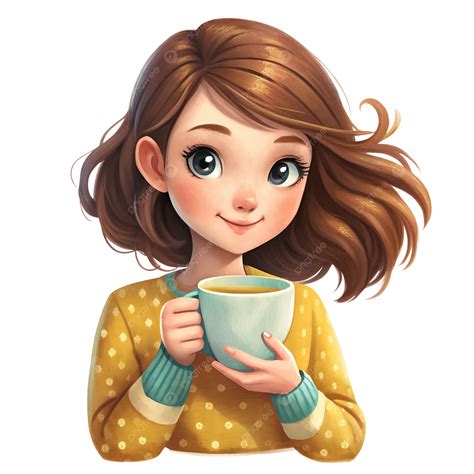 Drinking Tea Clipart