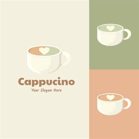 Premium Vector Vector Logo Illustration Cappuccino Simple Style