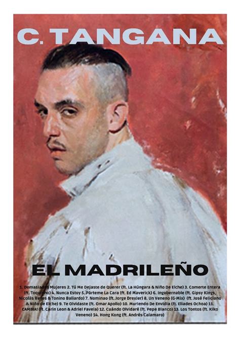 El madrileño C tangana album poster en 2022 Pósteres vintage