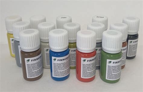 Набор акриловой краски для пластмассовых моделей "12 цветов Finncolor ...