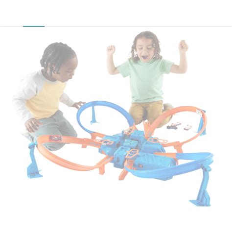 Jual Hot Wheels Track Set With Scale Toy Car Intersections For Crashing Powered By A