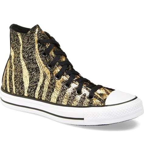 Converse Chuck Taylor® All Star® Animal Print High Top Sneaker (Women ...