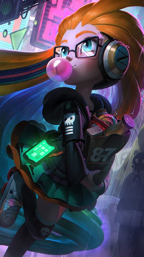 Cyber Zoe League Of Legends Lol Hd Phone Wallpaper Peakpx