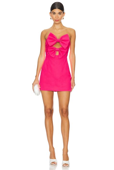 MORE TO COME Marcella Mini Dress In Hot Pink REVOLVE
