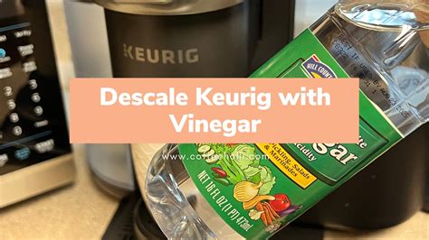 how to descale a keurig coffee maker with vinegar
