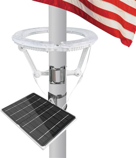 Amazon.com: Solar FlagPole Light, 4640 Lumens Waterproof Solar Powered