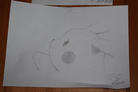 pikachu pokemon pencil drawing  rgunti  deviantart