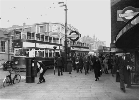 Haringey Year 1935 Wood Green Underground Station Photogra Flickr