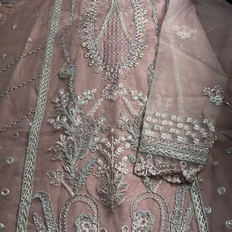 Dresses Nude Cross Stitch 224 Pakistani Embroidered Dress Poshmark