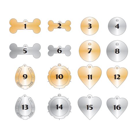 Personalised Pet Tags for your pets including free engraving