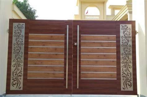 Simple Residential Stainless Steel Hinged Gate At Rs 950 Sq Ft In Lucknow