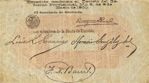 RealBanknotes Colombia PS835b 50 Pesos From 1873