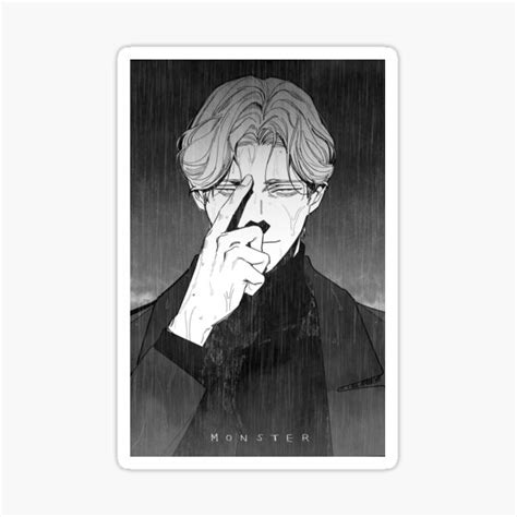 Johan Liebert Monster Sticker By Stjepan Darkart Redbubble