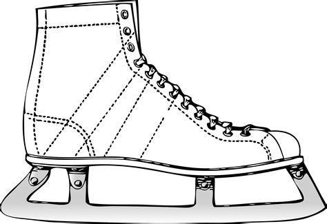 Ice Skate Drawing at PaintingValley.com | Explore collection of Ice