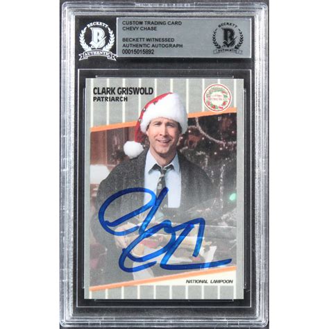 Chevy Chase Signed National Lampoons Christmas Vacation Custom