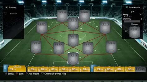 AWESOME INFORM LIGUE 1 SQUAD BUILDER FIFA 14 ULTIMATE TEAM YouTube